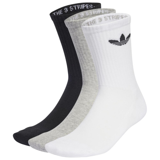 Adidas Κάλτσες Trefoil Cushion Crew 3 pairs